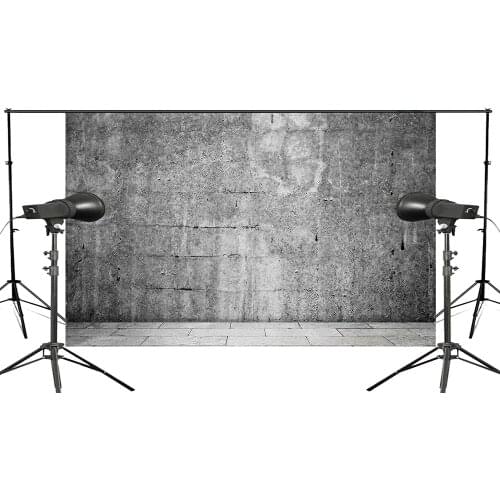Black White Stone Photography Background Brick Backdrop Studio Props Wall Photography Backdrop 5x7ft