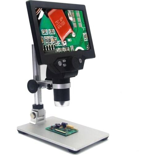 1-1200x Digital Electronic Microscope Portable 12MP VGA Microscopes 7"HD LCD Pcb Motherboard Repair Endoscope Magnifier Camera