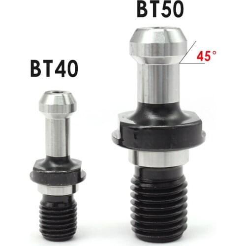 CNC Pull Nail High Precision Water Outlet through Hole BT40 Bt30 BT50 Processing Center Pull Rod 45 Degree Knife Handle Latin