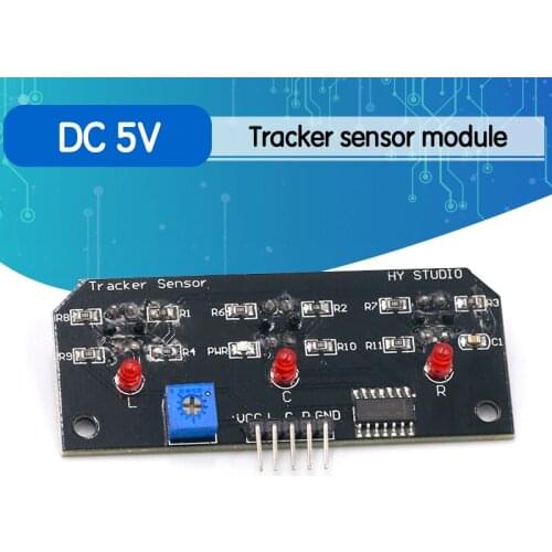 DC 5V 3 Channel Infrared Line Tracker Sensor Module Trio Detector Output TCRT5000 Sensor 10mm Distance For Robot Kit AVR/ARM/PIC