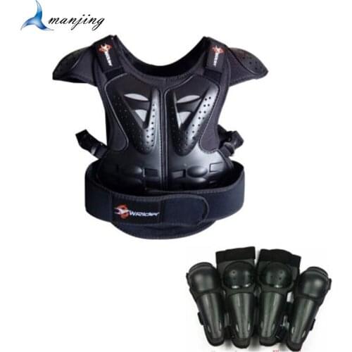 Children kids youth Full Body protect armor Motocross Riding Cycling Chest Spine Knee elbow protection Guard Armour