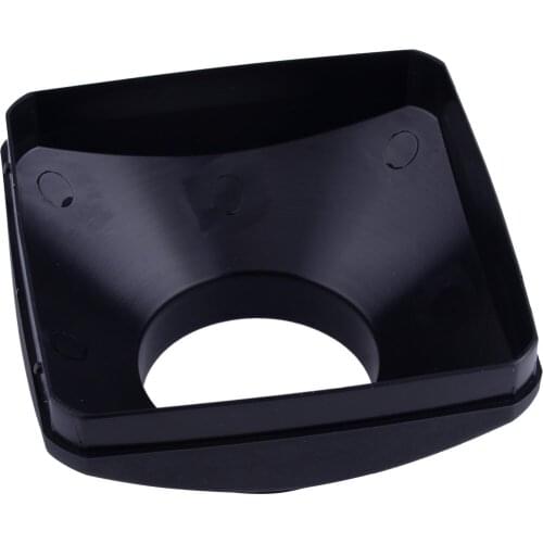 DWCX O.D.75mm Single Hole Outlet Cover Black Plastic For Car Truck Air Diesel Parking Heater