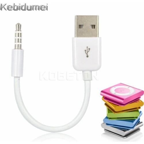 Kebidumei 2018 USB 2.0 3.5mm Jack charger Data Transfer Audio Adapter Cable Selling Fast For ipod 1st 2nd 3rd MP3 MP4 Player Hot