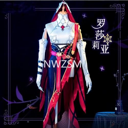 Game Genshin Impact Rosaria Cosplay Costume Rosaria Costume Genshin Impact Rosaria Cosplay