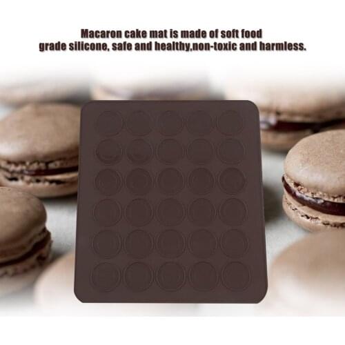 Hot Macaroon Kit Macaron Silicone Mat Non-Stick Baking Mold Set 30 Capacity Macaron Pot Cake Decorating Supplies