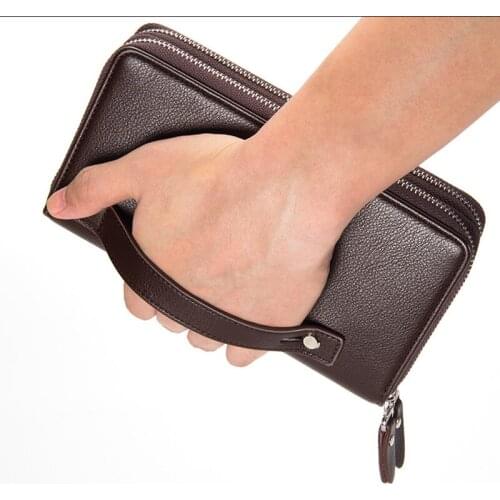 New Male Wallet Bag Cases for iPhone Men Purse Fashion Casual Long Business Male Clutch Wallets Mens handbags Mens clutch bags