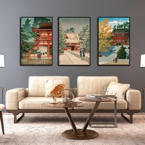 Poster Card Wall Stickers Room Decoration Accessories Chinese Costume Drama Walk In The Snow Canvas Painting Frameless