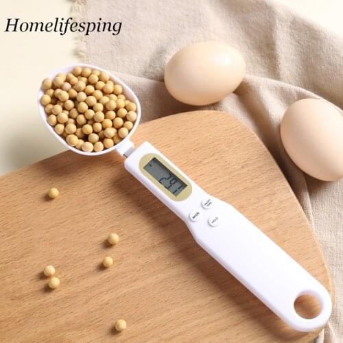 Portable Digital LCD Measuring Spoons Coffee Sugar Gram Scale Spoon Measuring Cup Electronic Kitchen Scales Baking Accessories