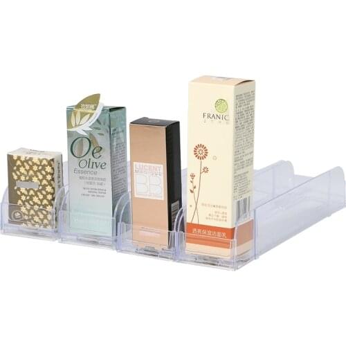 28cm Length PC clear all-in-one supermarket shelf pusher divider Automatic propulsion locker drawer Cigarette drink propeller