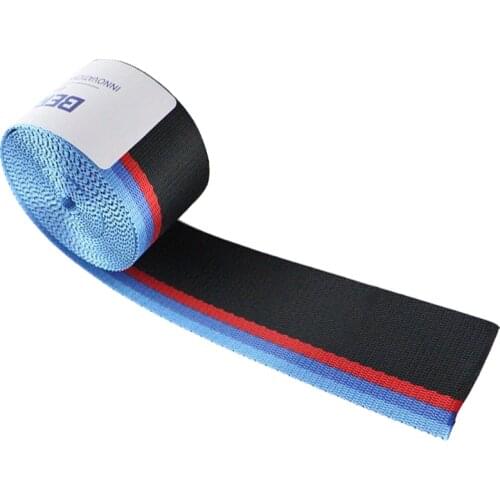 3.6m Car Seat Belt Auto Safety Webbing Racing Harness Ribbon Blue Red Wholesale For BMW
