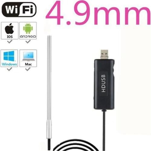 WIFI/USB Ear Cleaning USB Endoscope 4.9mm Visual Ear Spoon Earpick Otoscope Camera