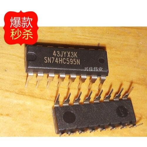 10PCS Original SN74HC595N 74HC595 DIP-16 Logic - Shift Register new