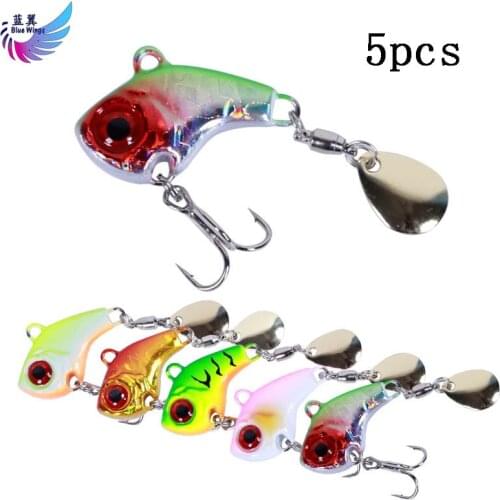 5pcs Metal Vib Blade Lure Sinking Vibration Baits 7g 10g 14g 20g Artificial Vibe for Bass Pike Perch Fishing Lure Hard Baits