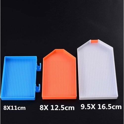 Diamond painting accessory tool plastic tray drill plate 5D DIY diamond embroidery must have 3 types of options