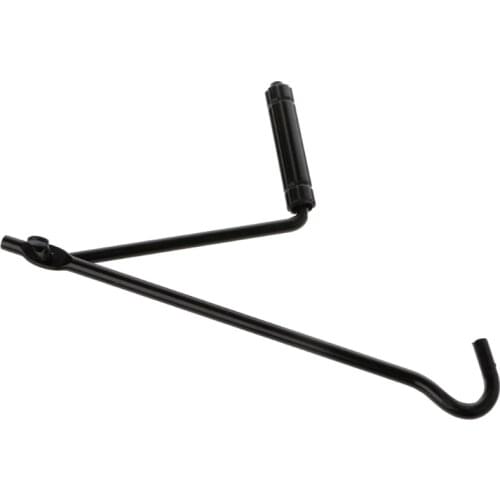 Car Metal Handle Scissors Jack Wrench Auto Black Durable Wheel Repair Tool