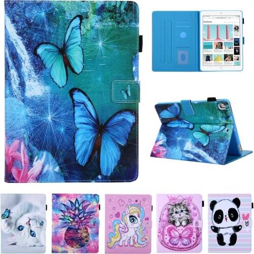 Case For iPad 9.7 inch 2017 2018 Air 2 Air 1 Pro 9.7 2016 Soft silicone with Auto Wake Up/Sleep Function Stand Smart Cover