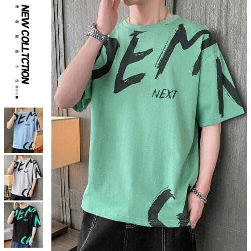 LISM Summer Mens T-shirt Short-sleeve Fashion Man Print T shirts Casual Men Tee Shirt Blouse Tops Brand Clothing Oversize Male