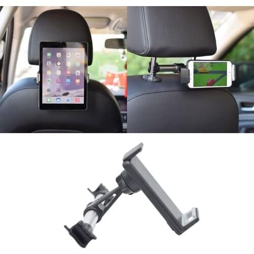 Hot Universal Alloy Car Back Seat 4-11 inch Smart Phone Tablet Holder Bracket Mount