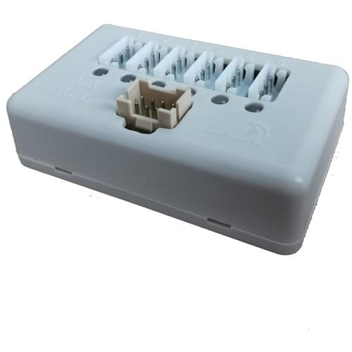 Inductor Junction Box Digital IO Wiring Terminals Puncture Type Small Plug - in Junction Box ADK-IO-6N