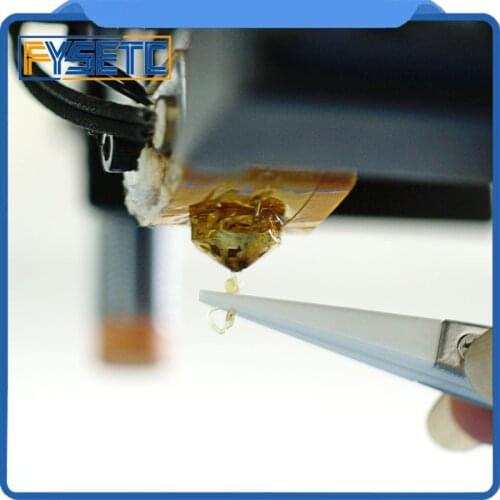 3D Printer Tools Stainless Steel Tweezers L 120mm Curved/Straight Port Tweezer Clean Out Nozzle Heating Melt Out Of Filament