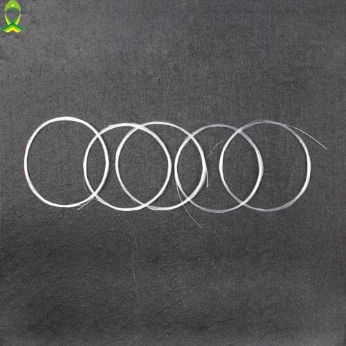 JSM 10 Pcs/lot Tapered clear Fly Fishing Line 9ft 1X-5X Nylon fly line Leader