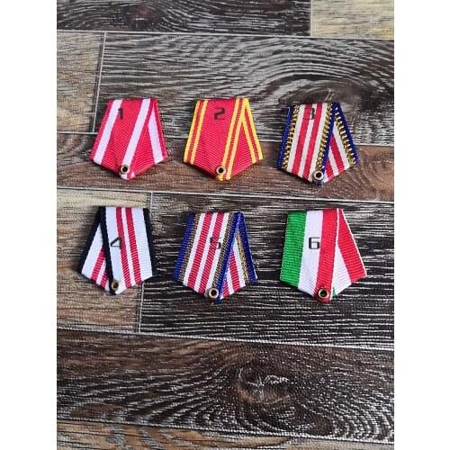 Insignia ribbon Medal Ribbons High quality Ribbons commemorative Medal ribbon collectibles badge Support custom