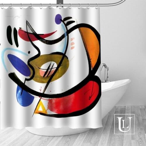 Custom art Curtain Fabric Modern Shower Curtain bathroom beautiful Curtains Bath decor Polyester Cloth Waterproof