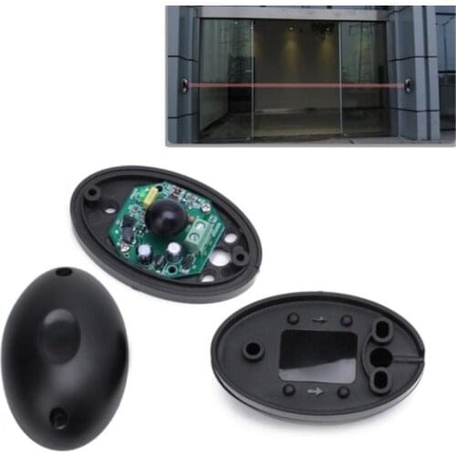 1 Pair 20m Single Beam Alarm Photoelectric Infrared Detector Sensor 12-24V Sensor For Automated Gate Door Window Burglar Alarm