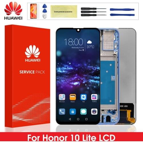 Original LCD For Huawei Honor 10 Lite LCD Touch Screen Digitizer with Frame For HUAWEI Honor 10Lite Display HRY-LX1 HRY-LX2