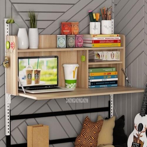 Round Edge Stand On Bed Computer Table Foldable For Upper/Lower Layer Bed College Students Lazy Dormitory Laptop Desk With Lock