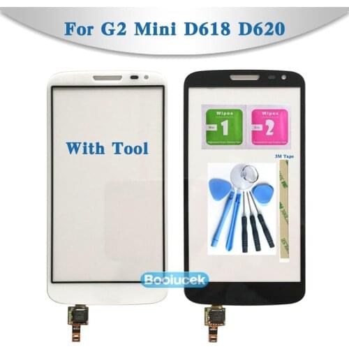 High Quality 4.7" For LG G2 Mini D618 D620 D621 D625 Touch Screen Digitizer Sensor Outer Front Glass Lens Panel Replacement
