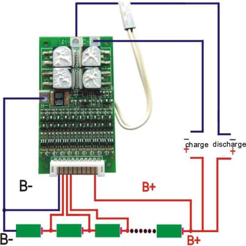 Balancer 40A BMS 10S 36V 18650 Li-ion Lithium Battery Charge Board Protection PCM 10S BMS Balance Charging Circuit Board DIY KIT