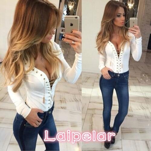 Speical Design Spring Summer Ladies Top Hollow Out Tops Tee Solid V Neck T Shirt Women Long Sleeve Slim Fit Fashion laipelar