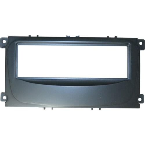 08-001 Car Fascia Panel Frame For FORD Focus II Mondeo S-Max C-Max Galaxy II 2006-2011 Kuga 2008-2012 (Black Silve)Frame Kit