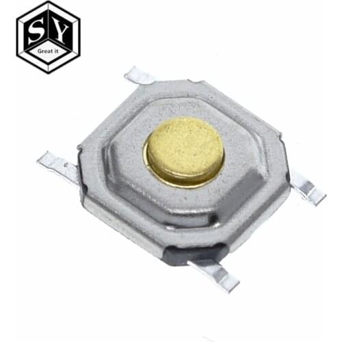 100PCS Great IT SMD 4*4*1.5MM 4X4X1.5MM Tactile Tact Push Button Micro Switch Momentary For diy