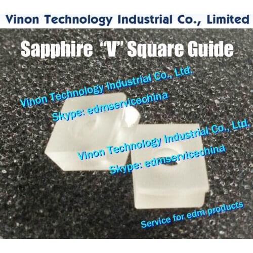 20EC090A702 edm Sapphire V-Guide (70) Lower 20EC.090.A702 Sapphire V Square Guides (70) 24.05.195 for Makino SP43,SP64,DUO43