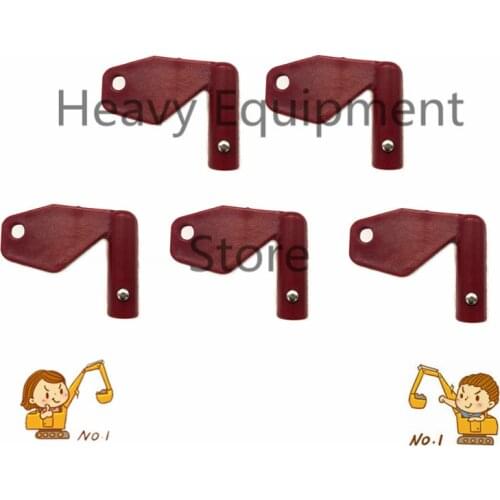 5pc For Volvo Heavy Equipment Master Battery Disconnect Isolator Key New 8157766