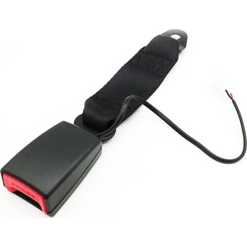 7/8" Camlock Auto Car Seat Belt Buckle Socket Plug Connector with Warning Cable