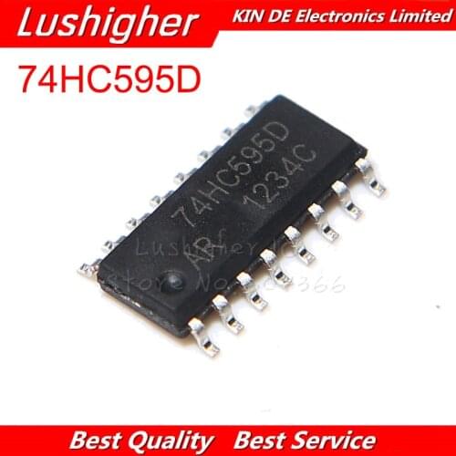 20PCS 74HC00D 74HC04D 74HC125D 74HC138D SOP 74HC14D 74HC4050D 74HC4051D 74HC4052D 74HC595D SMD New Original