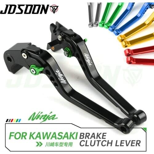 Motorcycle CNC Accessories Short Adjustable Brake Clutch Levers For Kawasaki NINJA650 NINJA 650 2017 2018 2019 2020