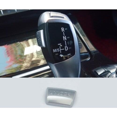 Car Gear Parking Unlock Button Sticker for BMW F20 F22 F30 F34 F32 F10 F01 F07 F25 F26 F15 F16 LHD
