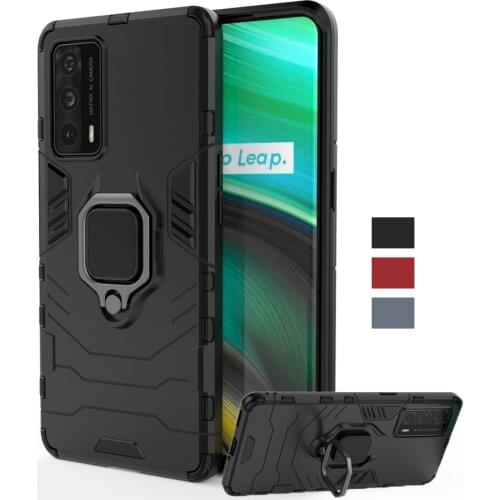 For Oppo Realme X7 Pro Ultra Case Magnetic Ring KickStand Holder Shockproof Bumper Armor Phone Cover Realme X7 Pro Ultra Case