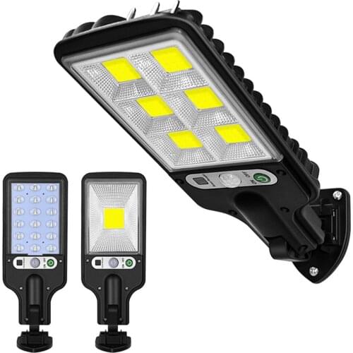 Solar Pir Motion Sensor Led Lights Outdoor Garden Powered Led Wall Light Mount Ip65 Waterproof Street Light