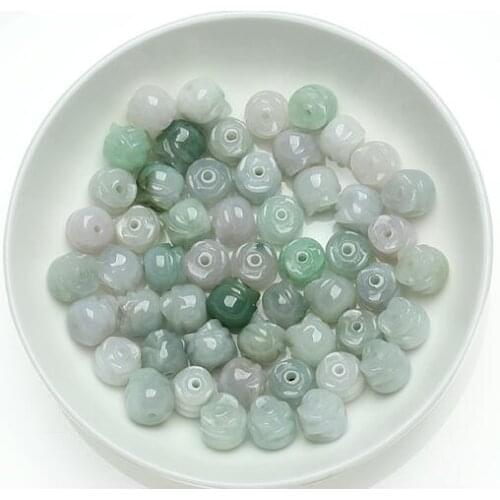Jade DIY spare parts, natural cargo, jade, lotus, rose, loose beads, accessories, bracelet, bag, trailer, hanging material