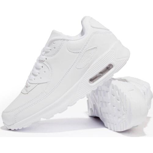 Leather Womens Sneakers Air Cushion Womens Tennis Sports Shoes Men White Basket 2021Footwear