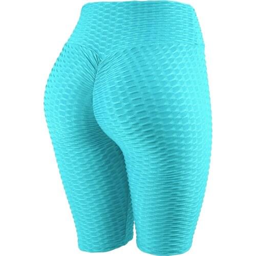 Leggings Women wear quarter pants hot style new sexy fashion Sports jacquard yoga exercise five minutes female sex red color new
