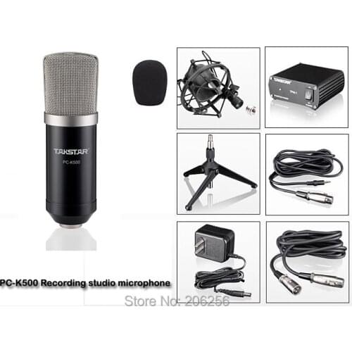 NEW HOT Takstar PC-K500 Recording studio microphone capacitor condenser microphone computer network professional microphone suit
