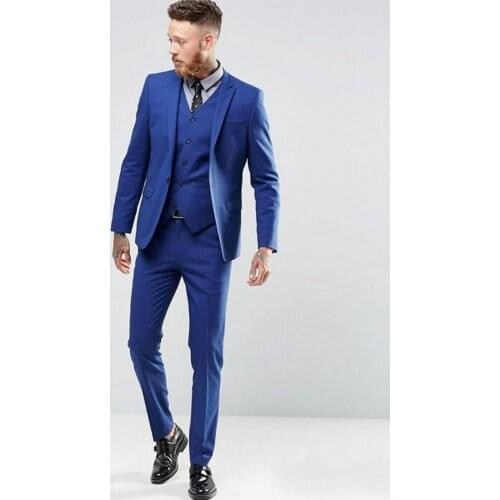 Slim Fits Mens Dinner Party Prom Dress Wedding Groom Tuxedos Man Blazer Work Busienss Suits (Jacket+Pants+Vest+Tie) K:1667