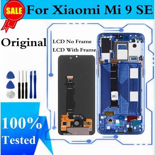 Original LCD For Xiaomi Mi 9 SE LCD Display Touch Screen Digitizer Assembly Replacement For Xiaomi Mi9SE Mi9 SE M1903F2G Display