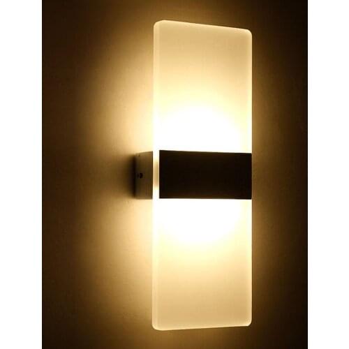 Modern Home Decor Wall Lamp 3W/6W/12W/18W 85V-240V LED Nordic Style Indoor Lighting For Living Room Corridor Loft Wall Light